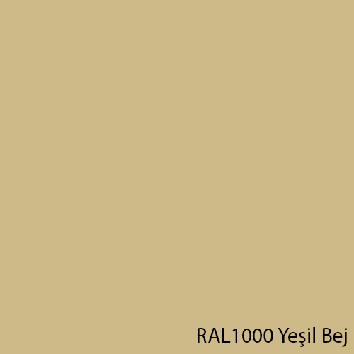 Yeşil Bej Rengi Lake Mutfak Dolabı RAL1000