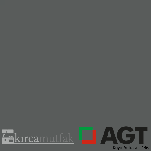 Koyu Antrasit MDFlam / Suntalam Mutfak Dolabı L146